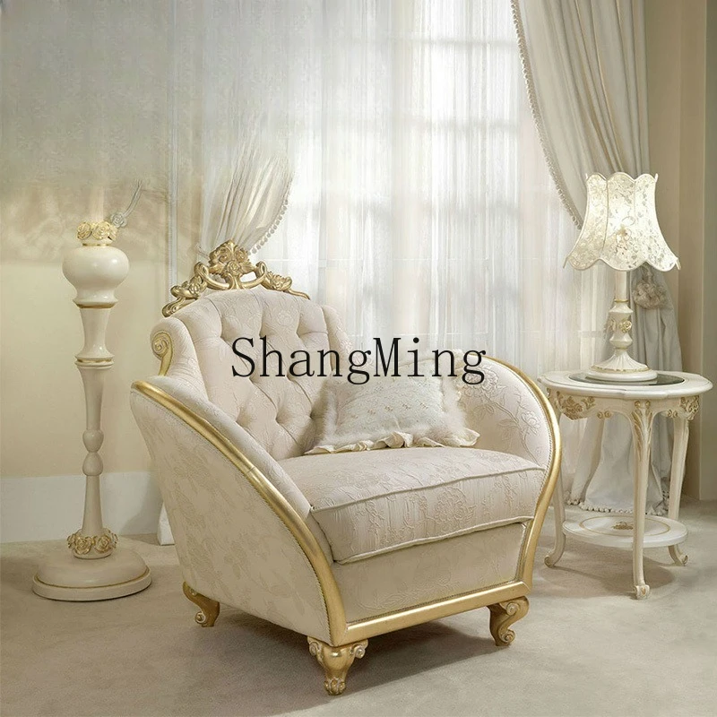 

FG sofa fabric living room combination furniture neoclassical sofa villa