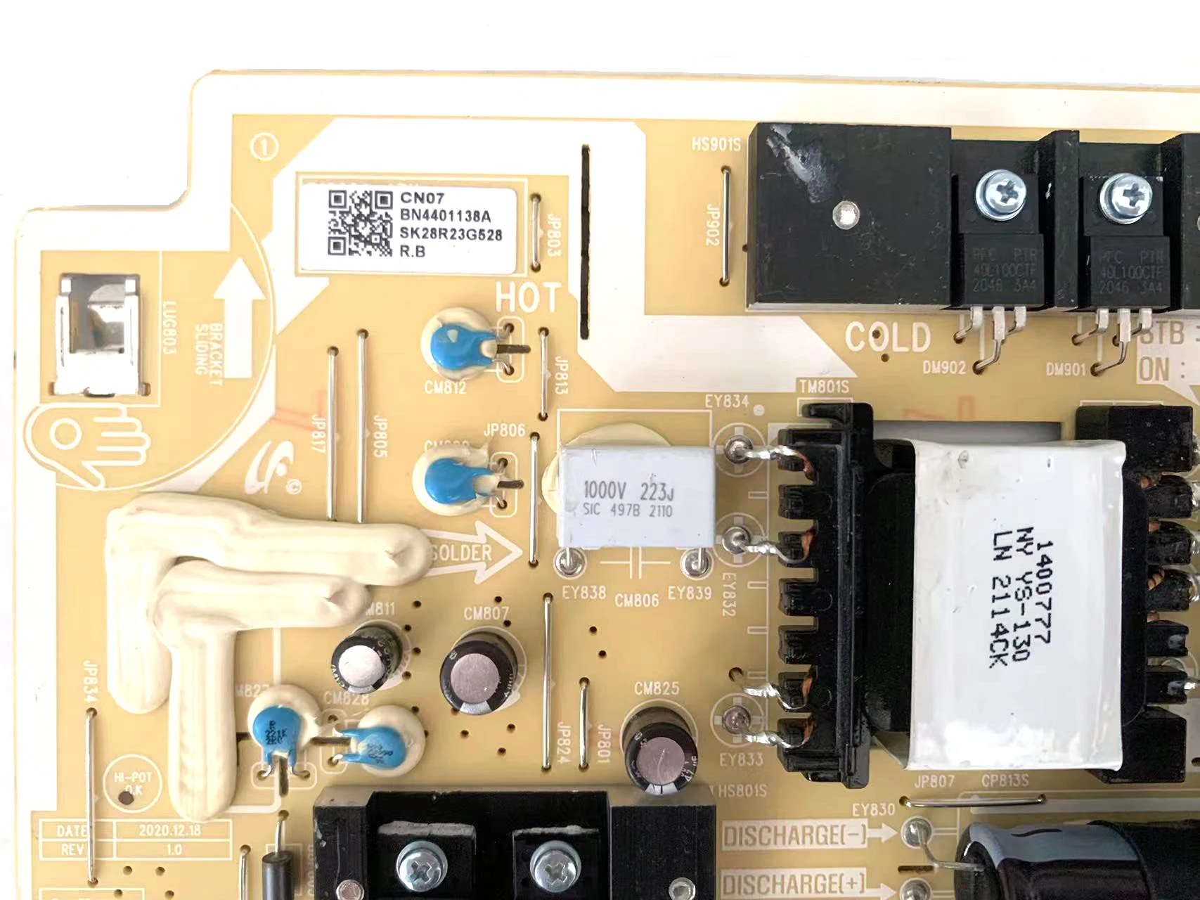 BN44-01138A P10020_APN Power Supply Board Has Been Tested To Work Properly Applicable FOR LCD TV S24A600NWC S24A600UCC S24600NW