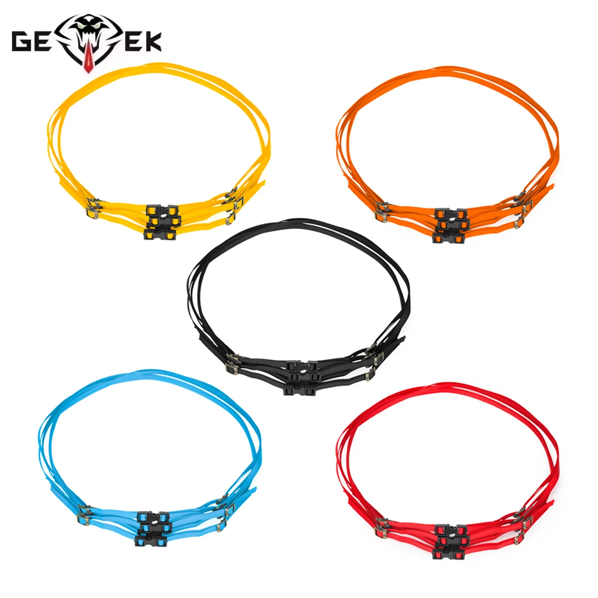 5Pcs Luggage Rope Roof Rack Tie Down Straps Decorate Strap for 1/7 1/8 1/10 1/18 1/24 RC Crawler Car SCX10 TRX4 TRX6 SCX24 TRX4M