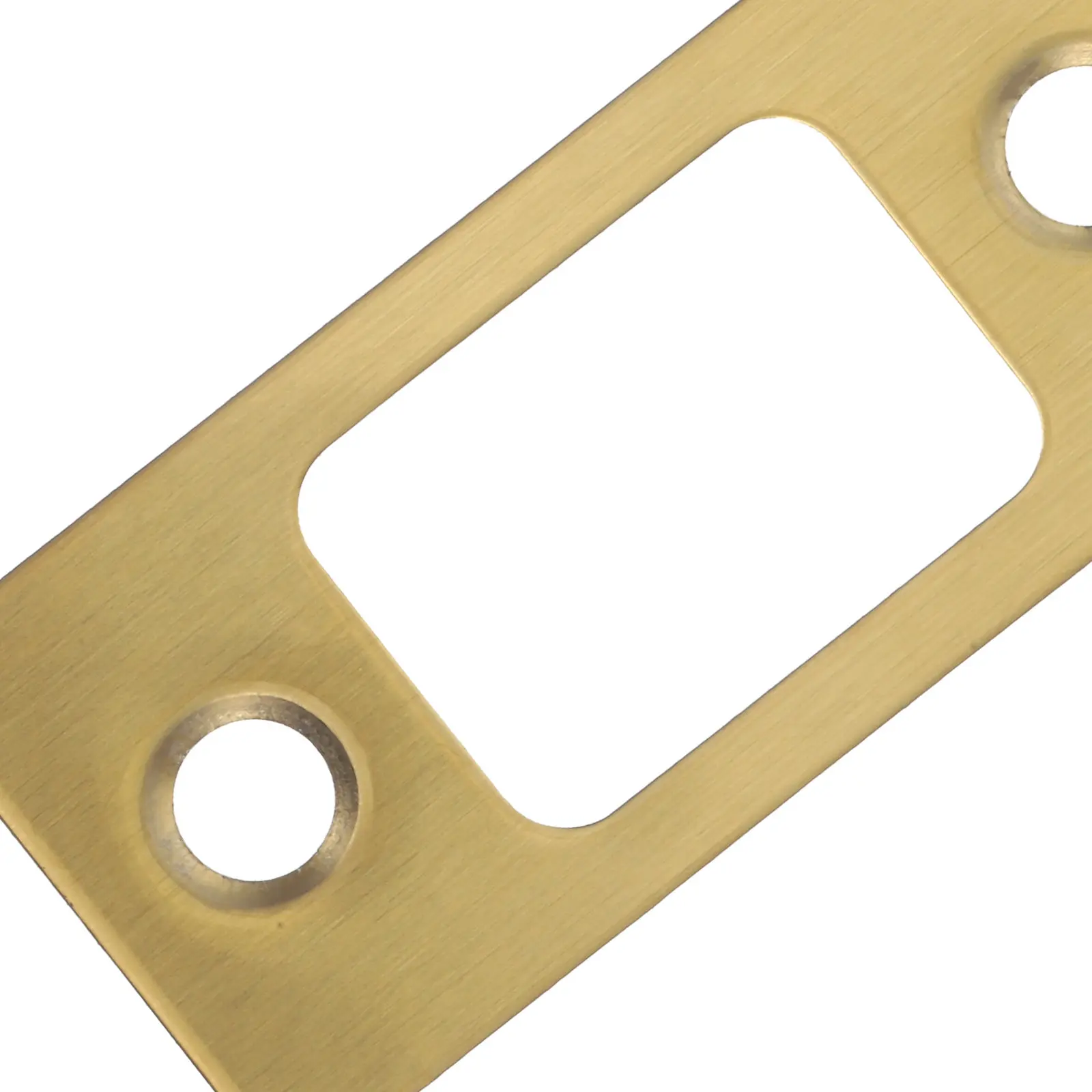 Stainless Steel Deadbolt Strike Plate Front Door Security Reinforcement Door Lock Strike Plate Metal Latch Cover