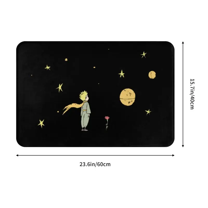 Classic Fiction The Little Prince Doormat Non-Slip Kitchen Bath Mat Toilet Floor Door Entrance Carpet Rug