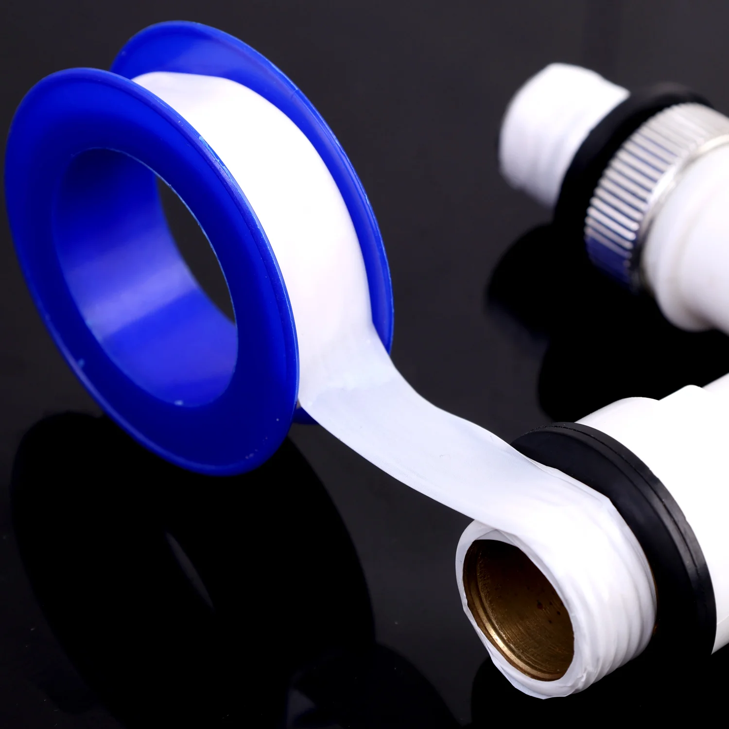 1-50Roll PTFE Industrial Sealant Tape Waterproof Thread Duct Tapes for Plumbing Fitting Repair Tools Shower Head Pipe Sealing