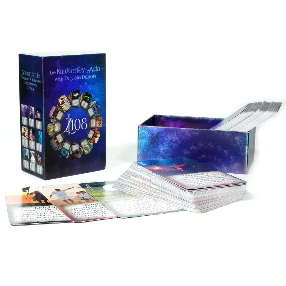 The iN2IT Zodiac 108 Oracle Deck w/Keywords 132 Oracle Cards Object Based Astrology Numerology Tarot Deck Ready Any Situation