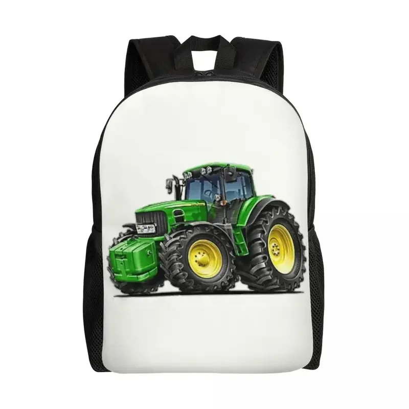 حقائب ظهر للجرارات مطبوعة ثلاثية الأبعاد للبنين والبنات حقائب سفر للكلية والمدرسة للرجال والنساء حقيبة كتب تناسب كمبيوتر محمول مقاس 15 بوصة MN3