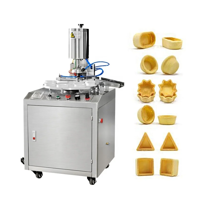 Portuguese  Tart Making Machine for Dough Rolling Shell Mold Forming Maker