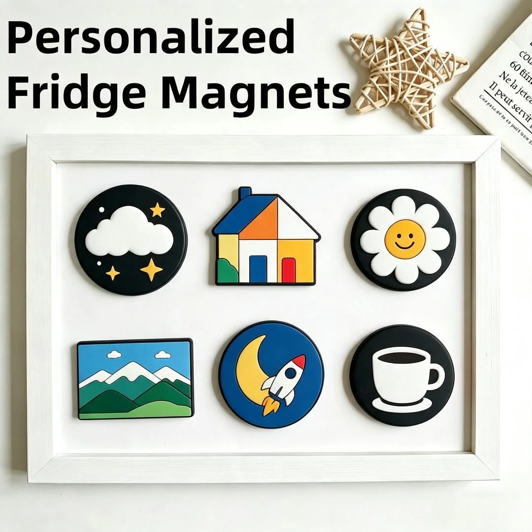 Personalized Fridge Magnets Manufacturer Custom 2D 3D Rubber Magnet Factory Free Design Custom