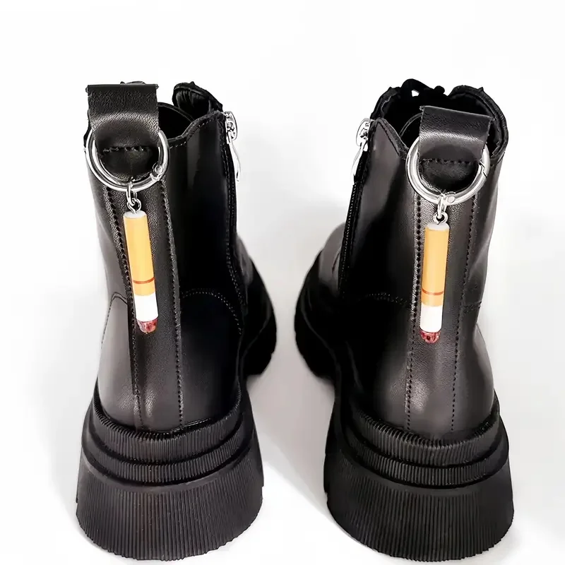 1pair/2pcs cigarette head shoe buckle pendants - boot access