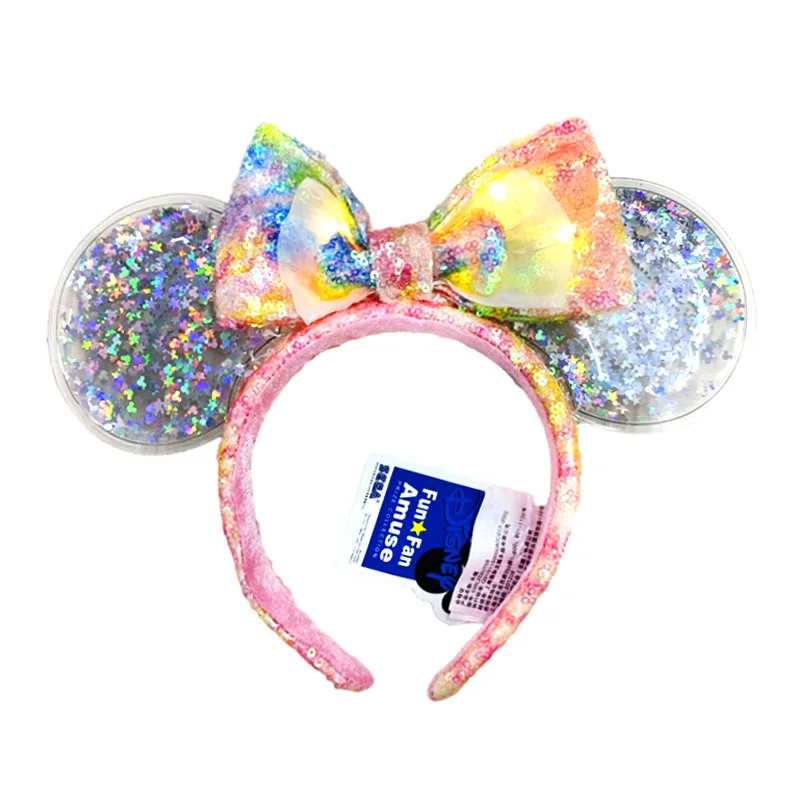 2024 Mickey Mouse Ears Headband Disneyland Hair Hoop toys kids COSTUME Headband Hair Hoop Cosplay Plush Gift