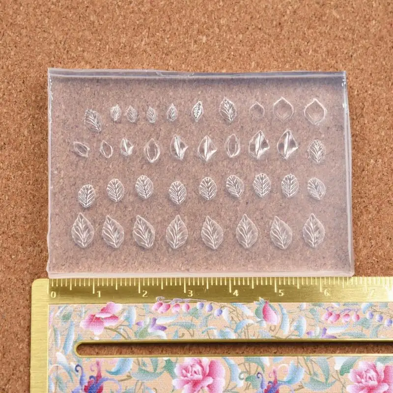 3D Mini Leaf Silicone Nail Mold Transparent Template DIY Nail Art Decoration Tool Handmade Nail Jewelry Craft Making Supply