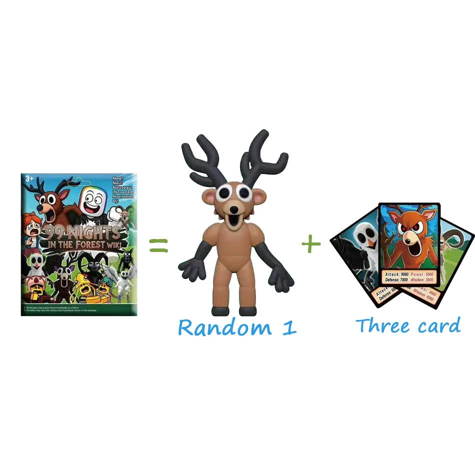 NEW Game Periphery figure 99 Nights In The Forest blind box creative personalized statue model ornament surprise gift box