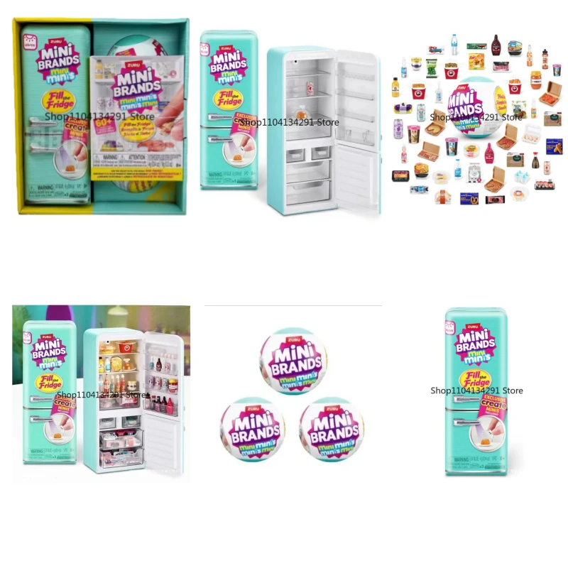 الأصلي ZURU سلسلة ثلاجة صغيرة صغيرة صندوق أعمى كرات ألعاب طعام مصغرة للغاية وهدايا مقتنيات الأطفال #1