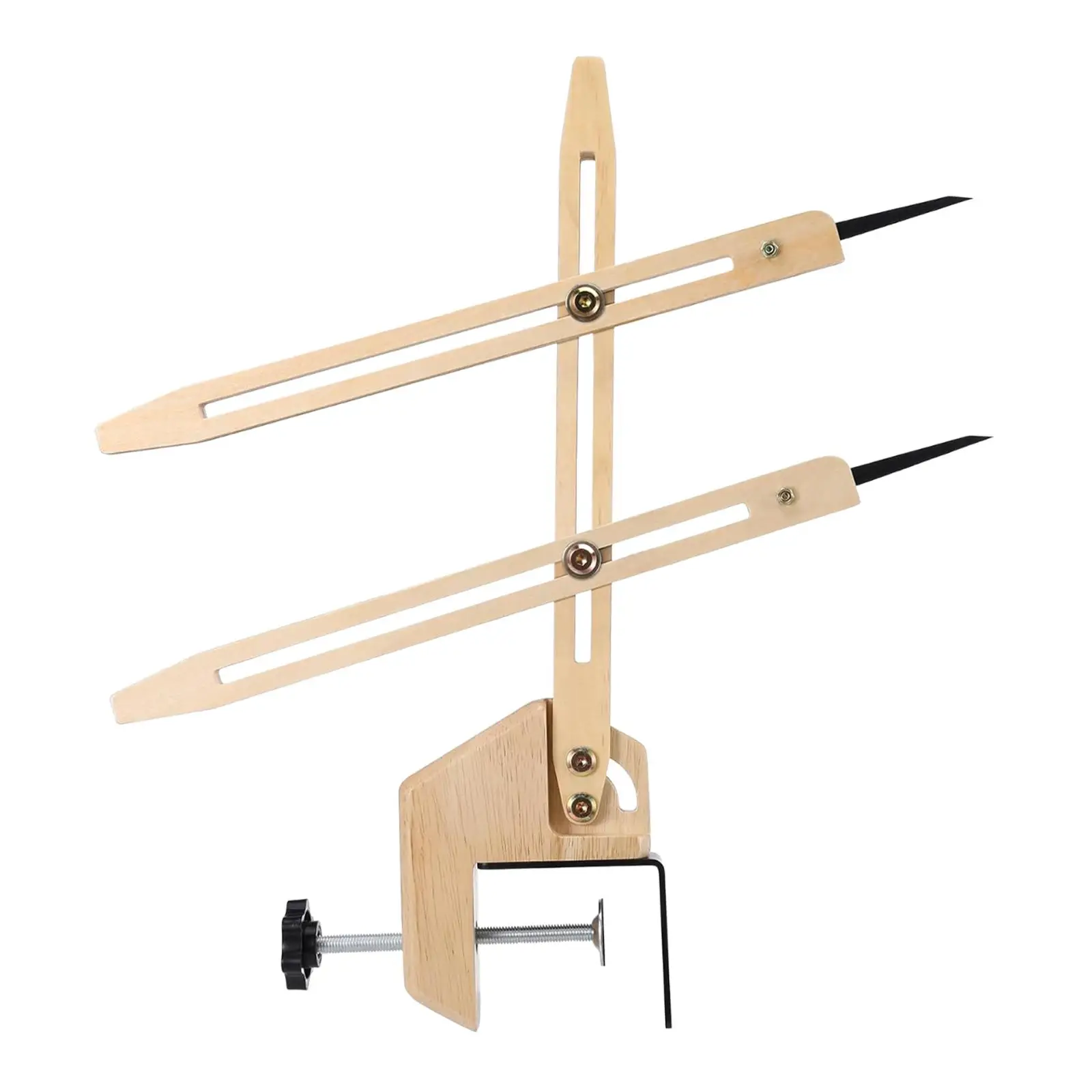 

Pottery Throwing Gauge Wood Measuring Tool Ceramics Accessories Pottery Circle Height Gauge for Pottery Wheel