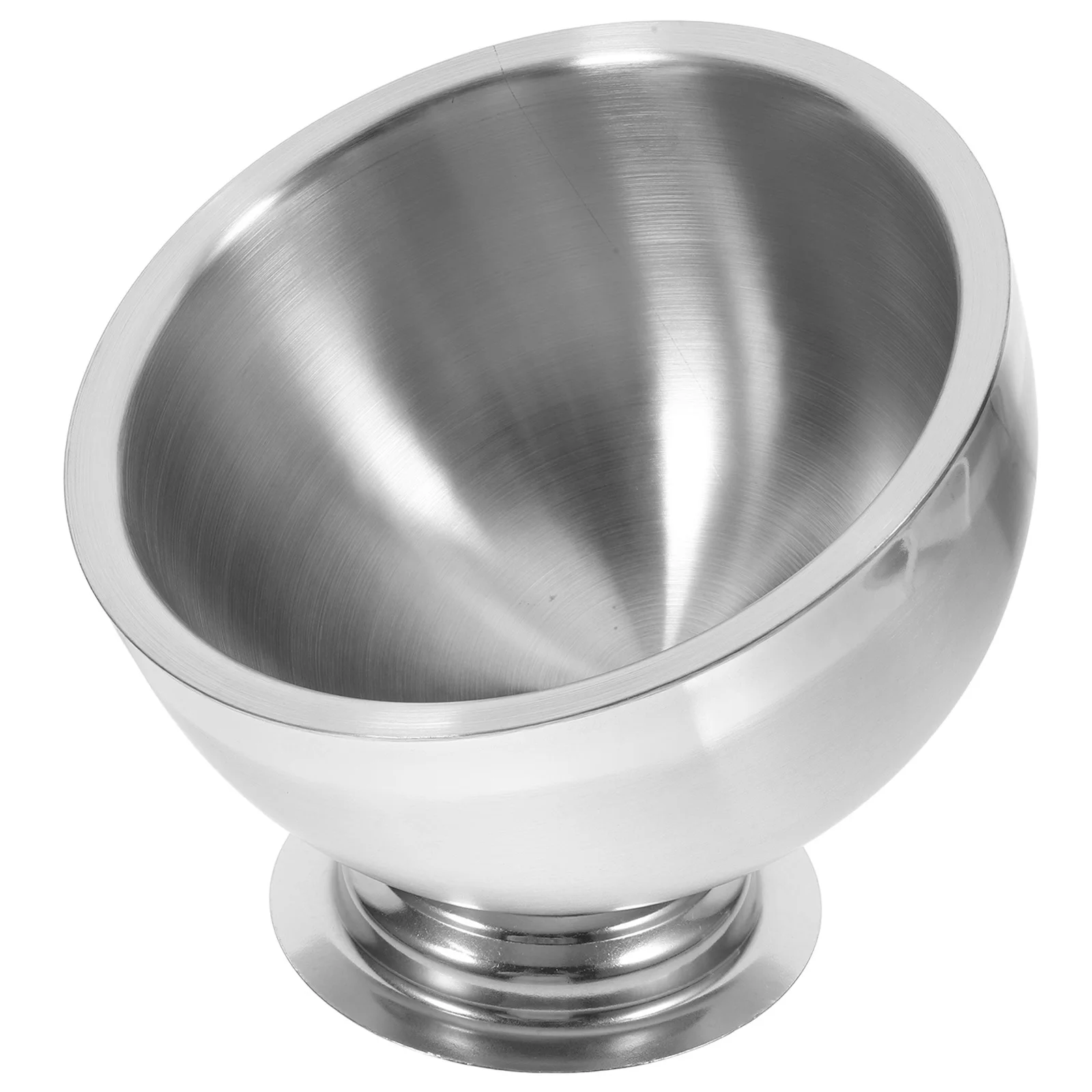 

Multipurpose Stainless Steel Bowl Oblique Mouth Design for Sauce Seasoning Snack Serving Ideal for Restaurant Buffet Tabletop