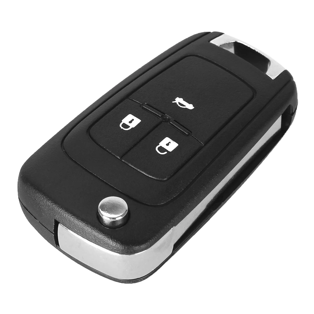 KEYYOU Flip Folding Remote car Key Shell For Chevrolet Cruze Epica Lova Camaro Impala 2 3 4 5 Button HU100 Blade image 3