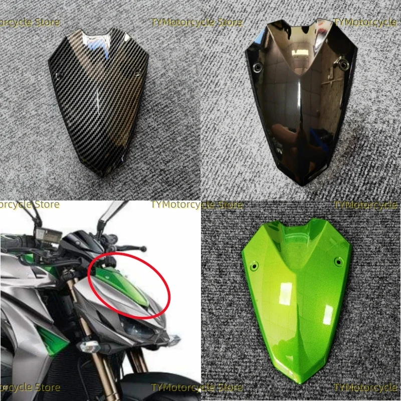 Motorcycle Accessories Upper Front Nose Fairing Windshield Cowl Fit for Kawasaki Z1000 2014 2015 2016 2017 2018 2019-2023