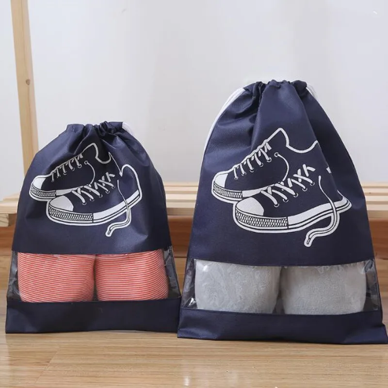 New Funny Anime Drawstring Clean Shoes Bags Swimming Waterproof Pouch Large Travel Beach Portable Tote Bag Dry Clothes Organizer