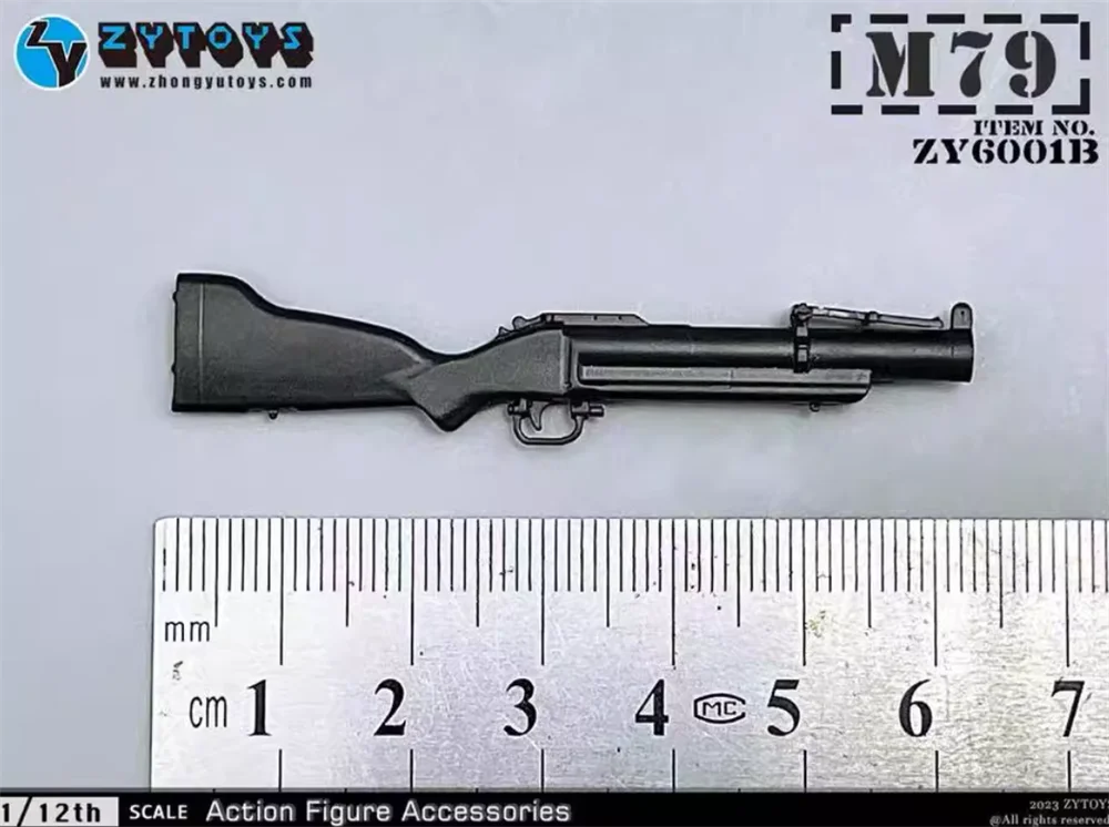 1/12th zytoys zy6001b mini brinquedos armas modelo mp5 m4 ak47 p90 m1887 material pvc não real para 6 "boneca figura cena componente diy