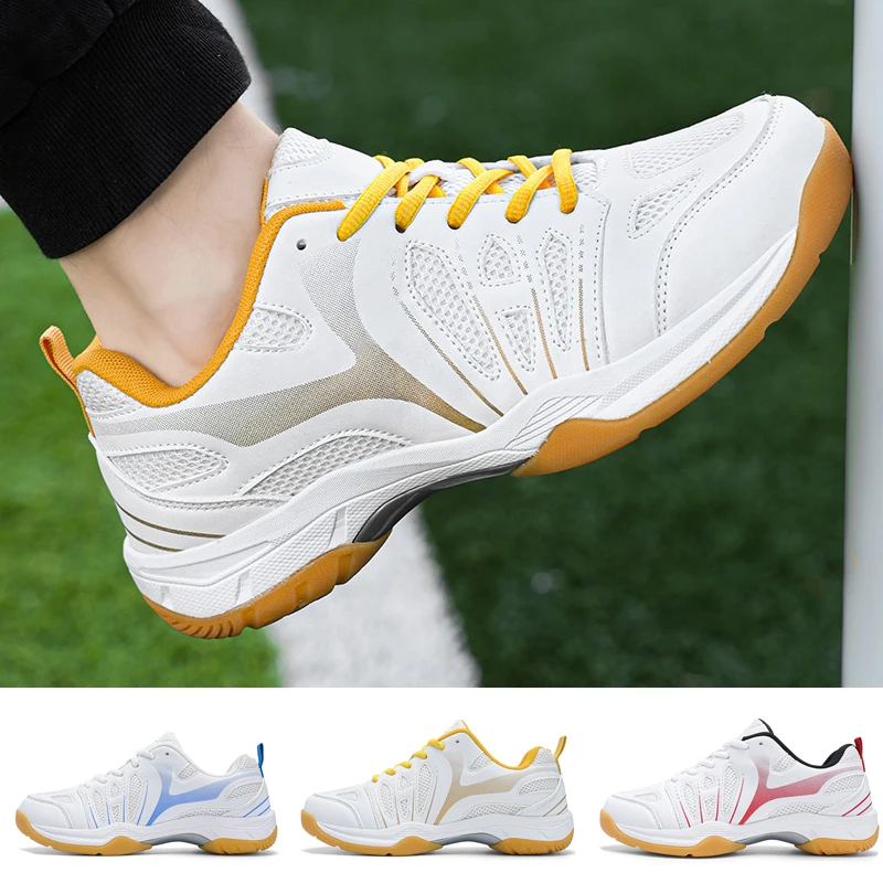 

New Badminton Shoes Sneakers Mens Tennis Breathable Anti-Slippery Sport Shoes for Men Women