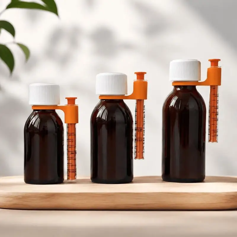 1/2 Pcs Syrup Bottle Syringe Holder Clip Anti-drop Stable Dispenser Stand Organizer for Milk Tea Shop Home Kitchen