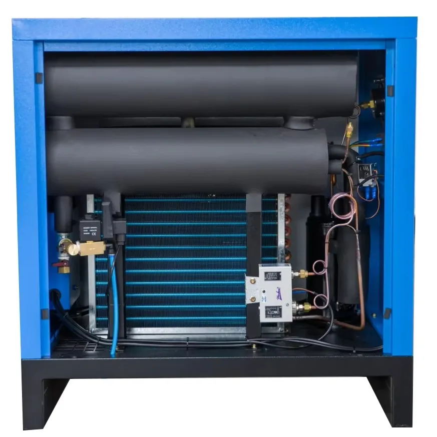 High Temperature 6.8m3/min Refrigerant Dryer 80 Centigrade Industrial Refrigerated Compressed air Dryer