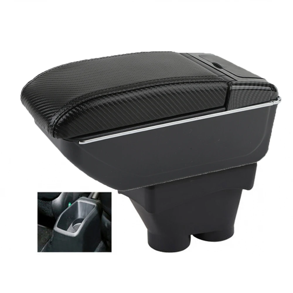 Opbergdoos voor de middenconsole met armsteun en elleboogondersteuning, voor de bestuurderszijde van een Peugeot 208, een accessoire voor het interieur van de auto.