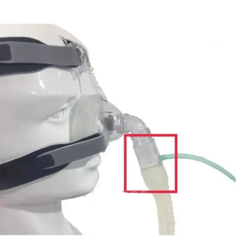 Ventilator Oxygen Tube Connector Tee Oxygen Generator and Nasal Mask Face Mask Connector