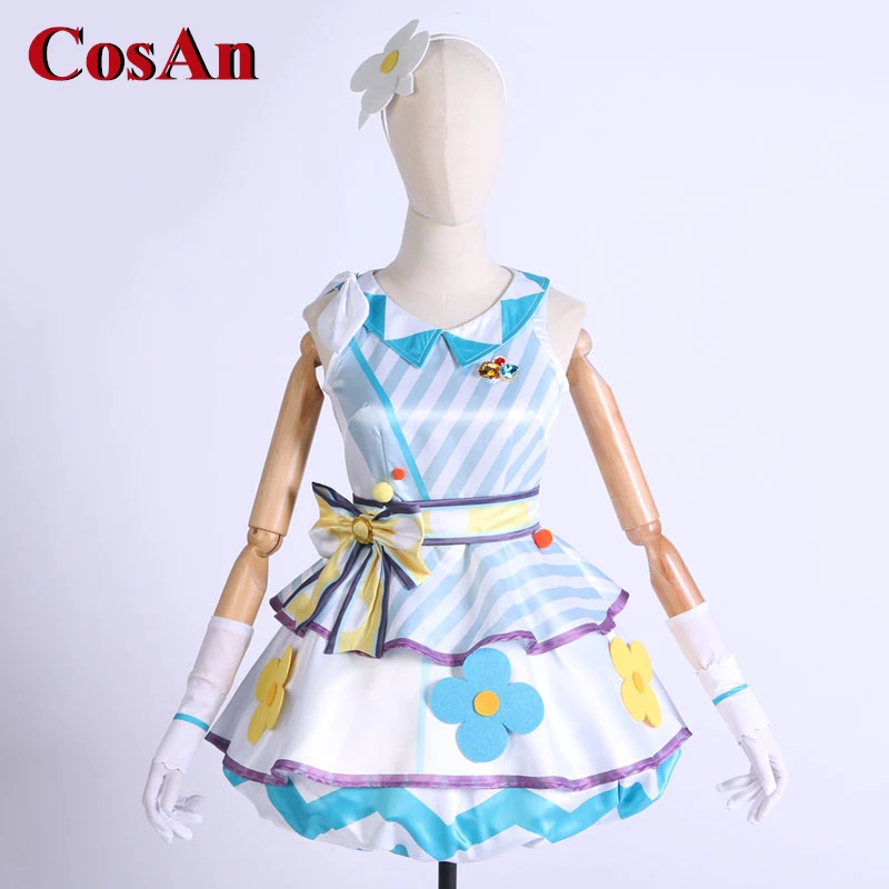 CosAn Anime LoveLive Liella Tang Keke/Heanna Sumire/Shibuya Kanon/Arashi Chisato/Hazuki Ren Cosplay Costume Cute Flower Dress