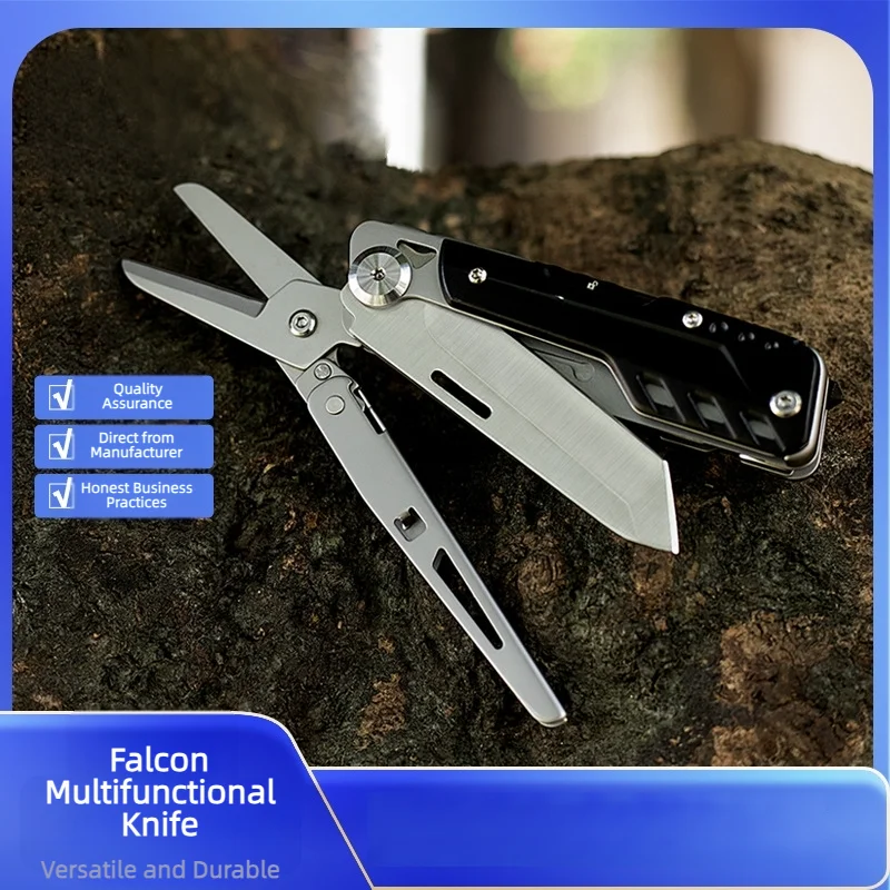 

Portable EDC Multi Tool Folding Utility Tool Outdoor Emergency Repair Tool with Scissors for Camping Car Survival Use