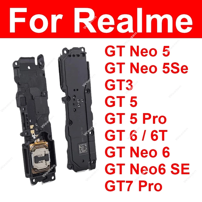

Loud Speaker Buzzer For Realme GT3 GT5 GT 6 6T Pro GT Neo 5 5Se 6 SE GT7 Pro Bottom Sound Speaker Buzzer Replacement Parts