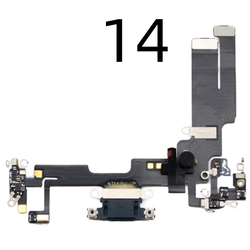 1Pc OEM Charging Port Dock Mic Flex Cable Replacement For iPhone 14 Pro Max Plus Mobile Phone Repair Part USB Port Charger Board