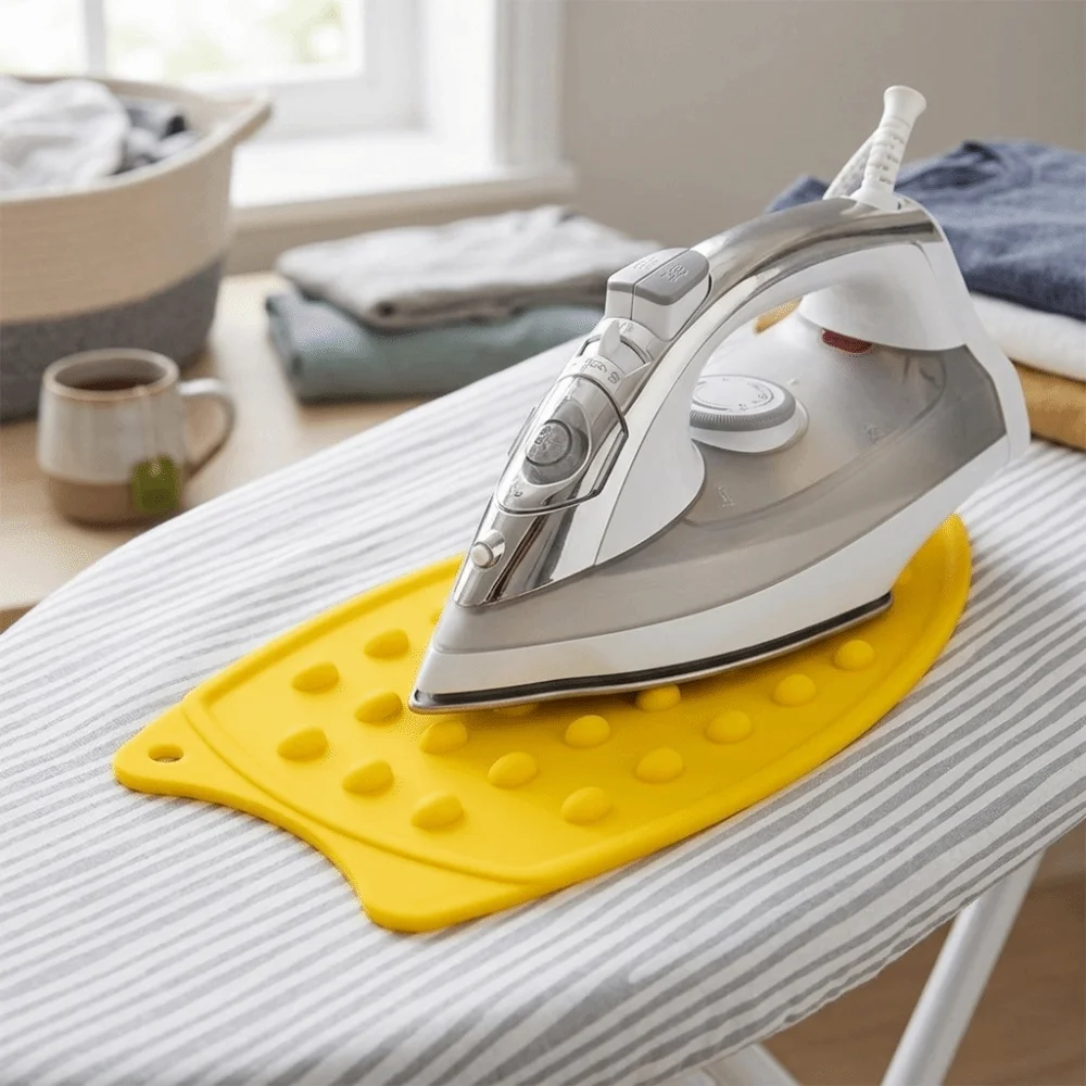 2Pcs Silicone Silicone Ironing Mat Thickened Foldable Ironing Pad Water Proof Heat Resistant Heat Insulation Pad Laundry Room