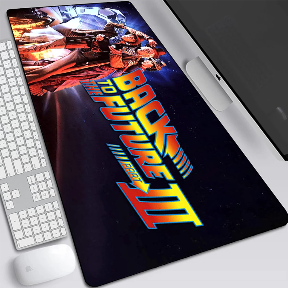 Back to The Future Large Gaming Mouse Pad Computer Laptop Mousepad Keyboard Pad Desk Mat PC Gamer Mouse Mat XXL Office Mausepad