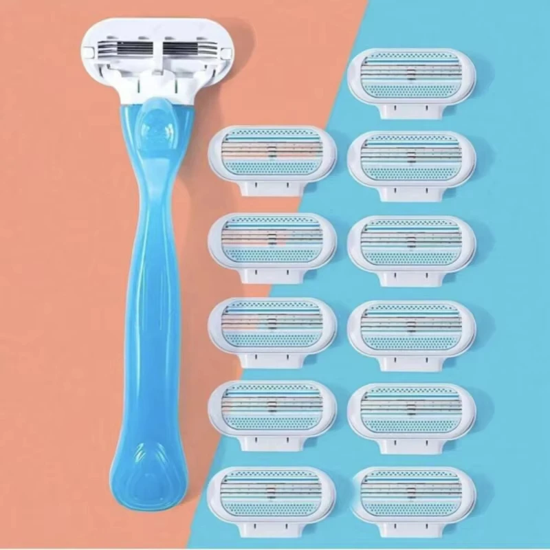 

3-слойное лезвие для бритвы, женская бритвенная головка 4/8/12/16/20/24 шт. для бритвы Venus, безопасная бритва для женщин, машина для волос на теле, руке, ноге, подарок