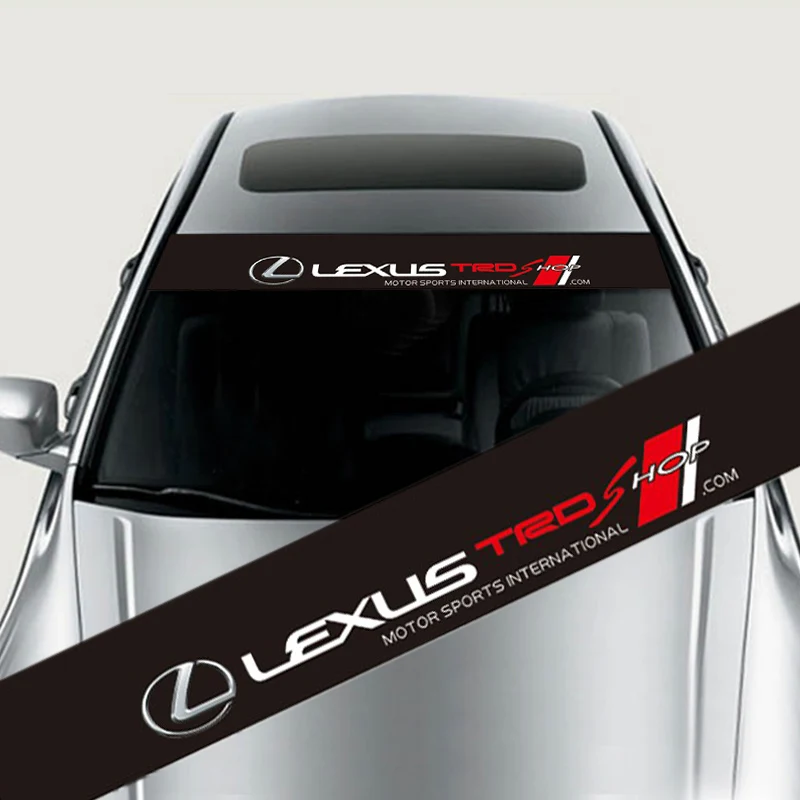 Auto-Sonnenschutz-Aufkleber für die Front- und Heckscheibe, für Lexus GS IS LS500h ES260 ES300h RX350h NX260 UX260 LM LC RZ450e TX R