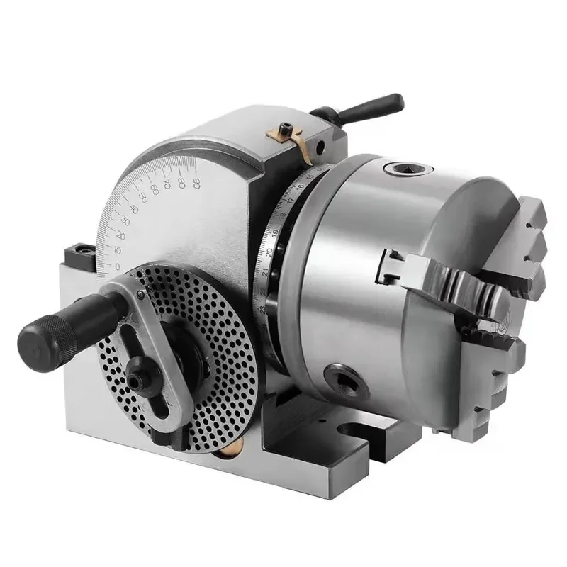 Small Half Universal Indexing Head for Milling Machine Rotary Table Dividing Head Precision Tool Accessory
