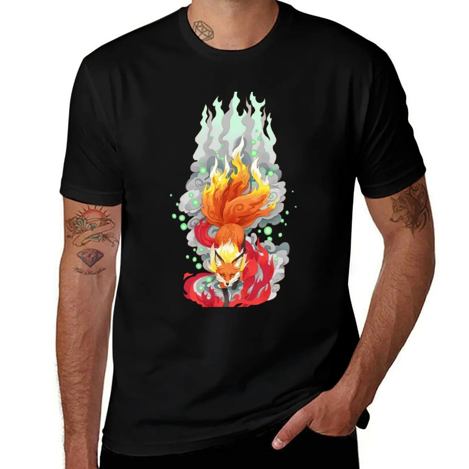 Fox Fire T-Shirt Moisture Wicking Quick Dry Tee T-Shirt