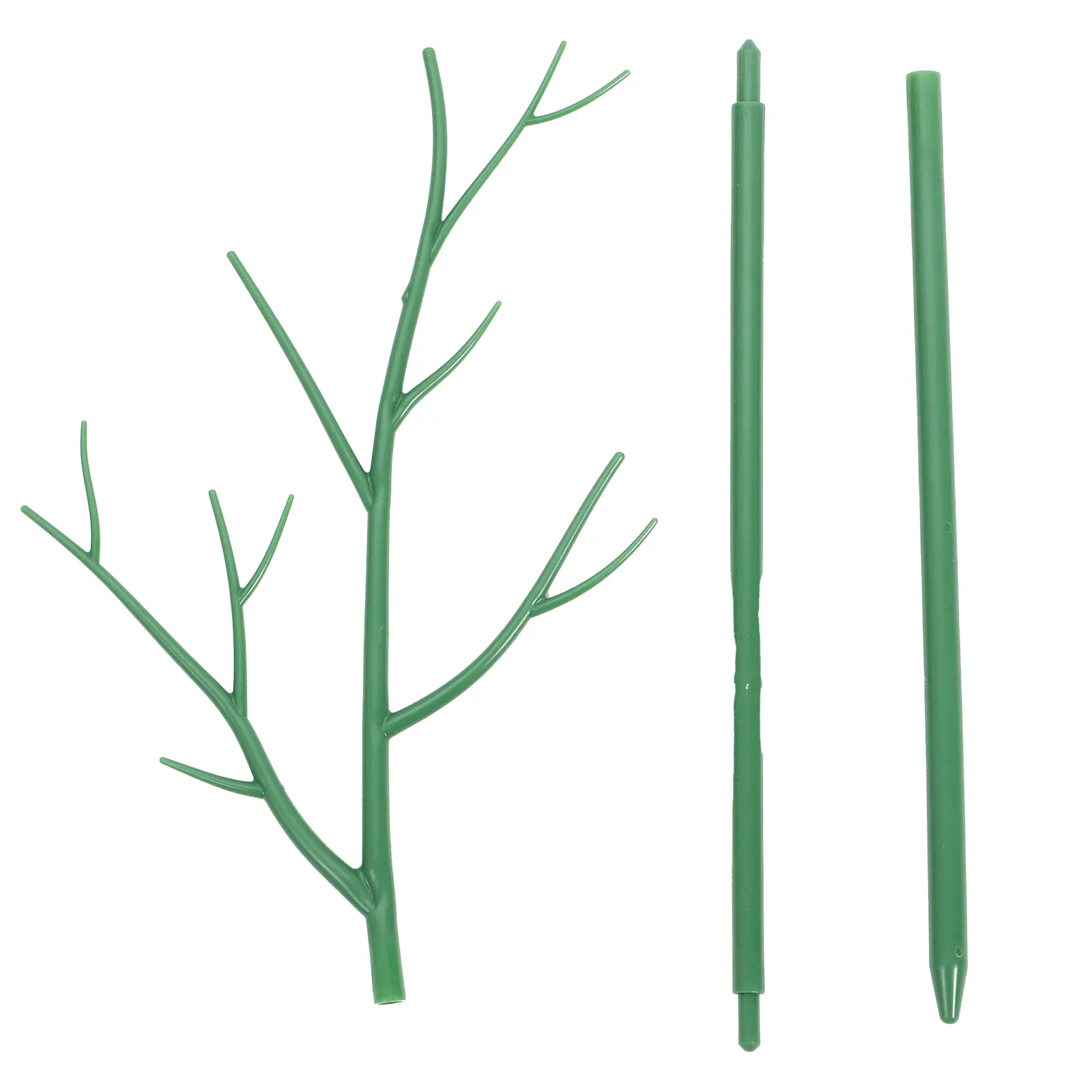 

1 Set Adjustable Climbing Plant Support Stake Sturdy Pp Material For Balcony Garden Potted Plant Holder Flower Stem Support