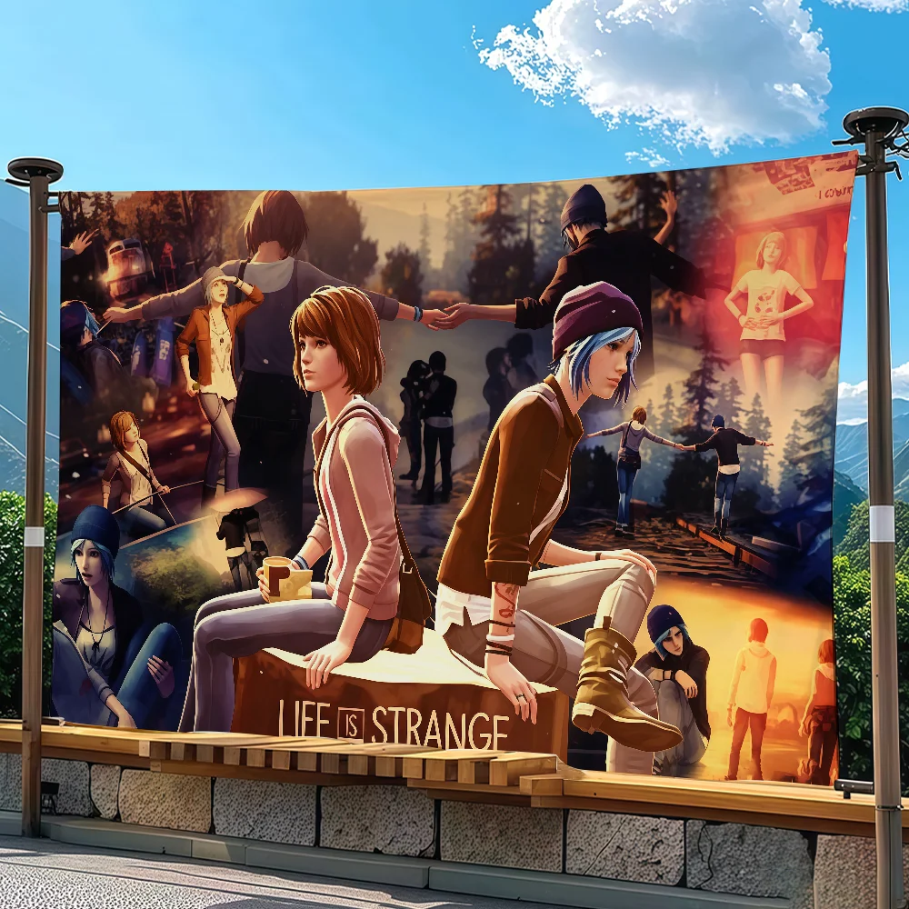 Game L-Life Is Strange Flag Tapestry Outdoor Party Bedroom Living Room Dormitory Decorative Themed Wall Hanging Banner Gift
