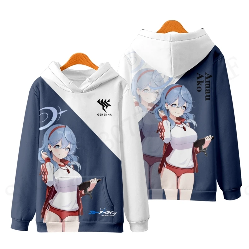 أنيمي لعبة الأزرق الأرشيف Hoshino ثلاثية الأبعاد طباعة هوديي الرجال النساء موضة الكرتون رياضية عادية هوديي البلوز الملابس الشتوية معطف