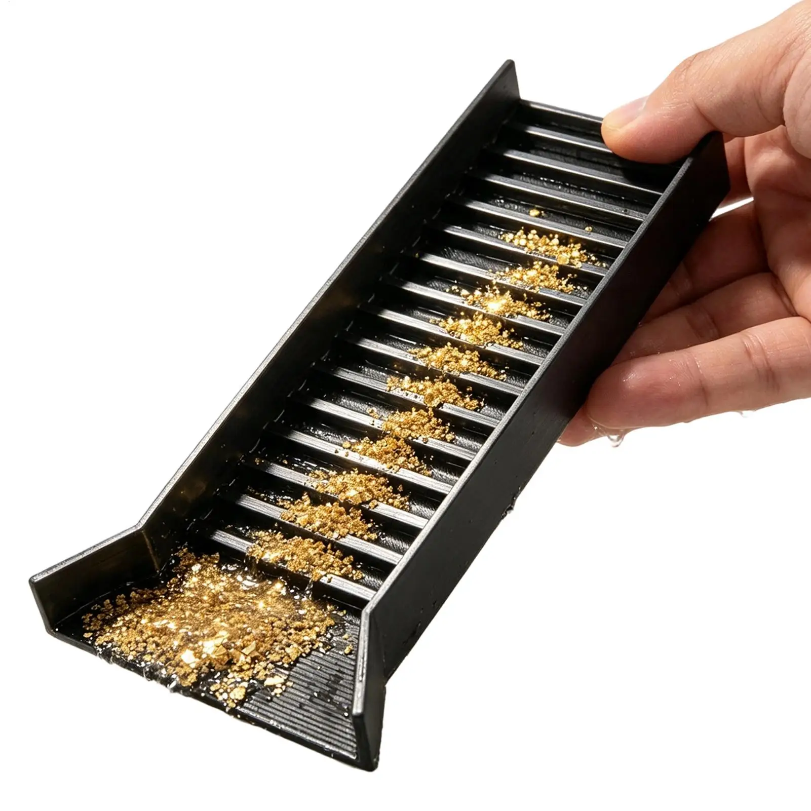 Portable Sluice Box Lightweight Manual Mining Equipment Gold Mining Equipment for Women Men Adults Beginner Hobbyists Outdoor
