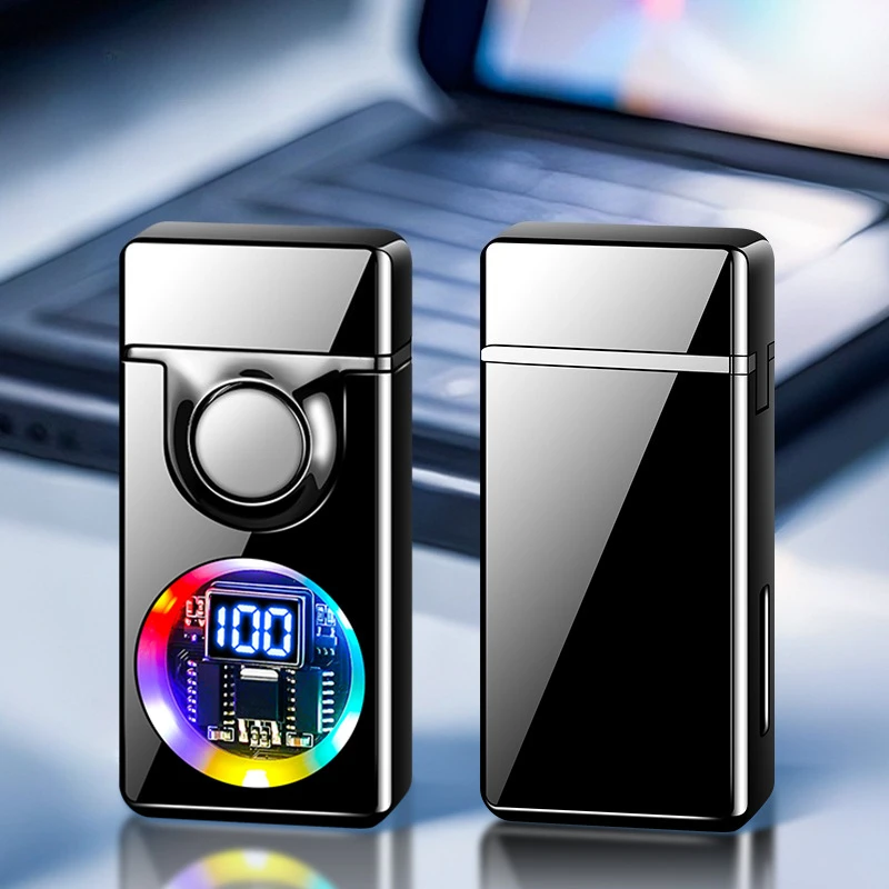 

2026 New Acoustic lighters induction ignition electric ignition windproof personalized metal inflatable lighters gift wholesale