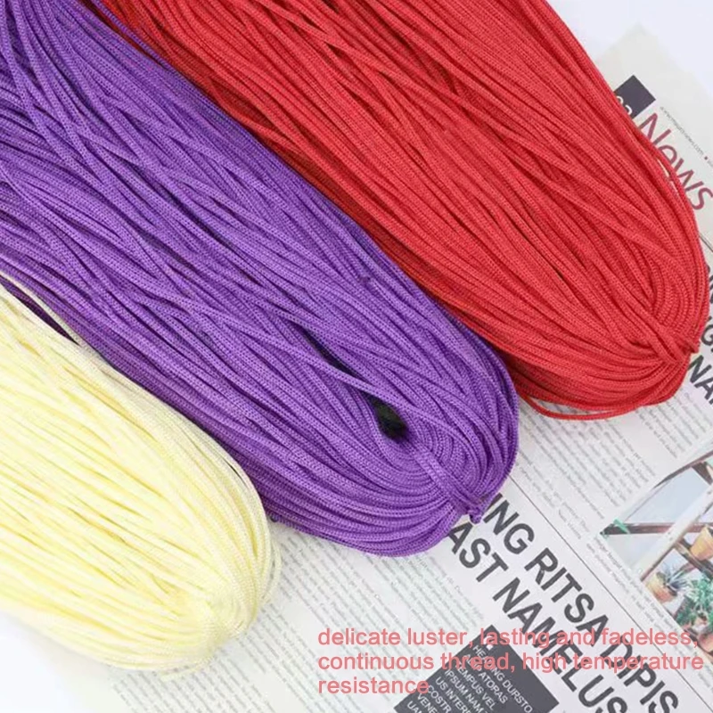 Ice Silk Yarn Solid Color Lace Yarn For Crocheting Knitting Yarn for Summer Hat Bag DIY Hand-knitted Baby Hat Socks