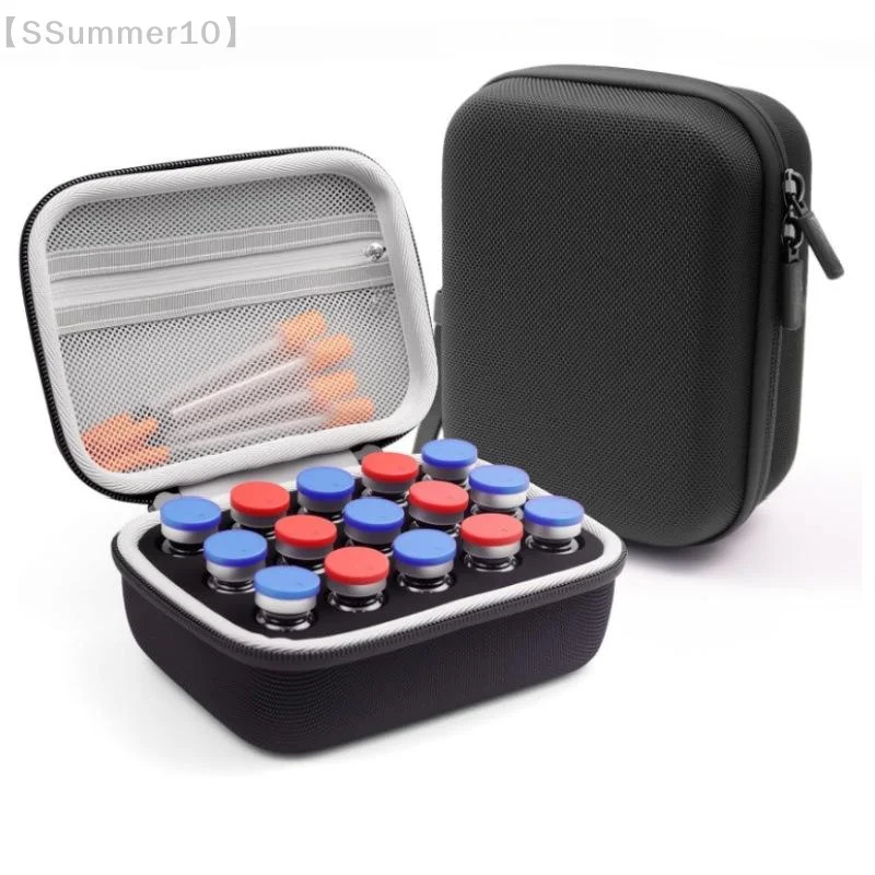 

【SSummer10】10ML Insulin Vials Waterproof Storage Case - EVA Organizer for Diabetics Large Capacity Protector【SS】