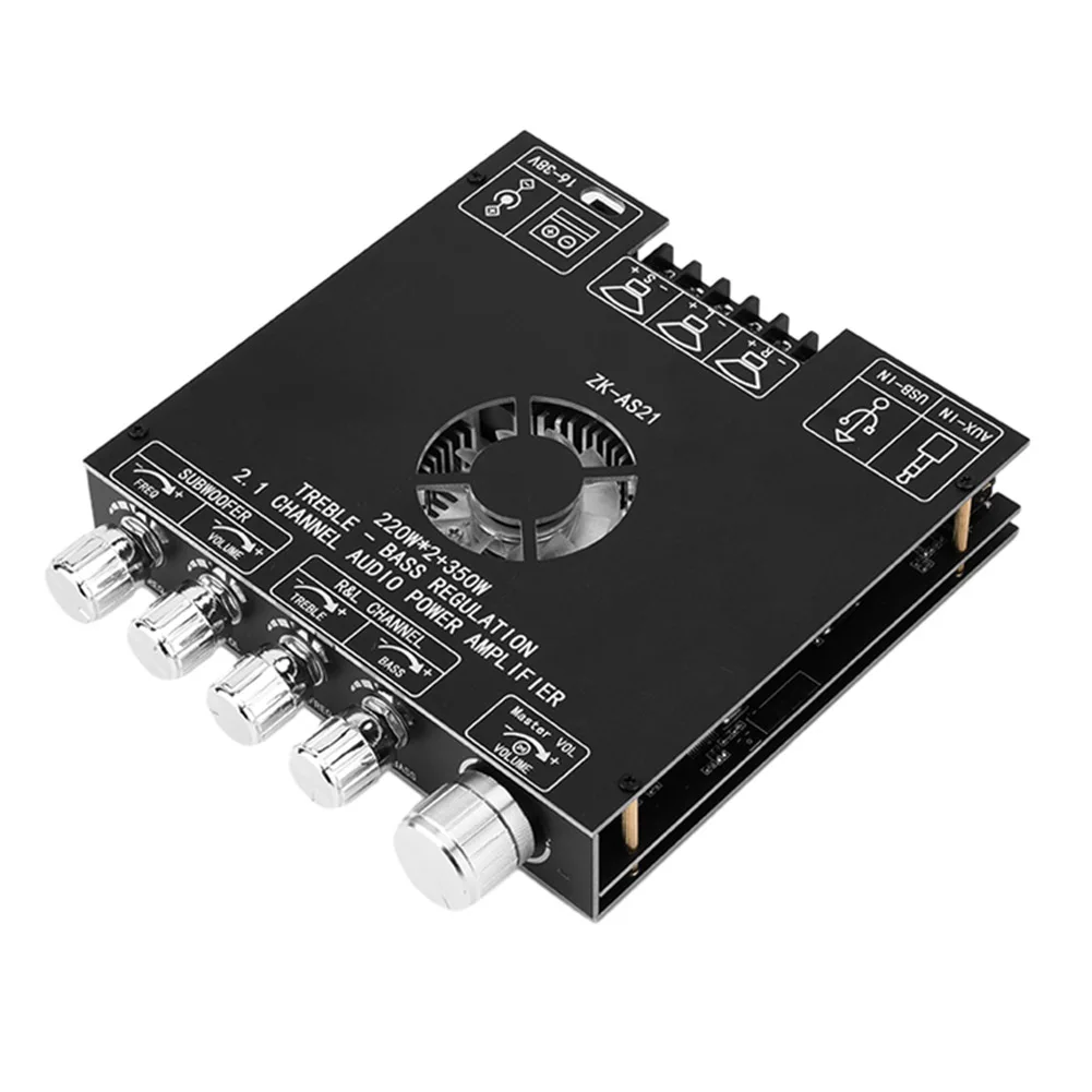 1pc ZK-AS21 2.1-channel TPA3255 Compatible-Bluetooth Digital Enlarge Module Board Module Portable Audio & Video Accessories