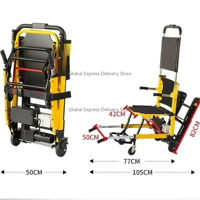 Electric climbing Small and lightweight folding disabled people go up and down the stairs Fully automatic