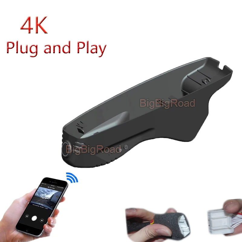 4K Plug And Play For Trumpchi GM8 2018 2019 2020 Car Wifi DVR Video Recorder Dashing Camera Dash Cam Black Box