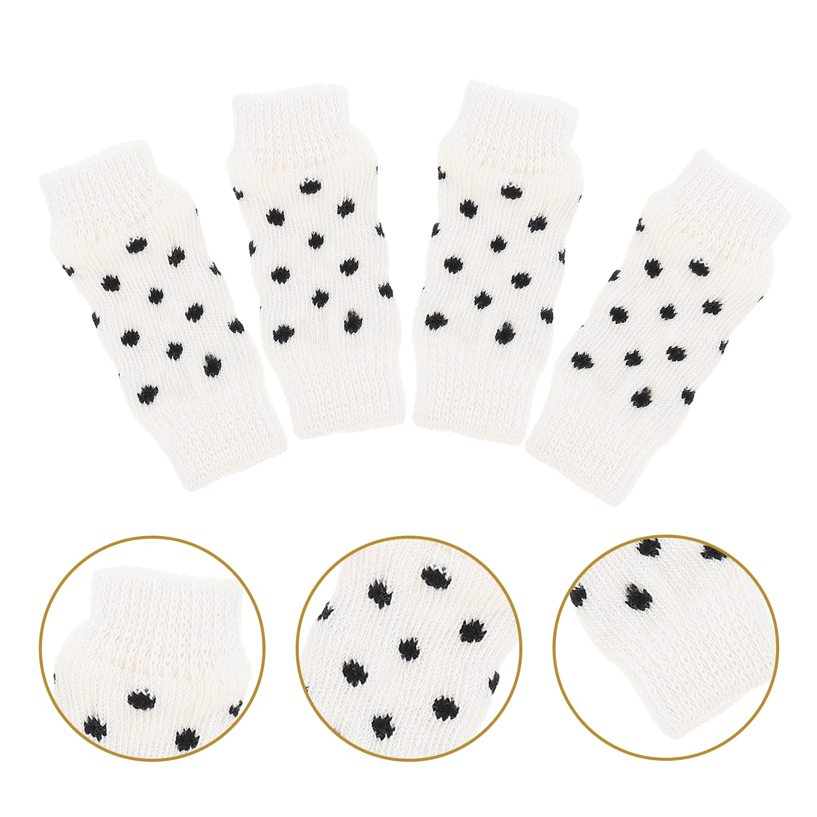 

4pcs DogSocks Adorable Dog Warm AntiSlip ProtectJoint Dog Leg Joint Socks Socks PetSupplies