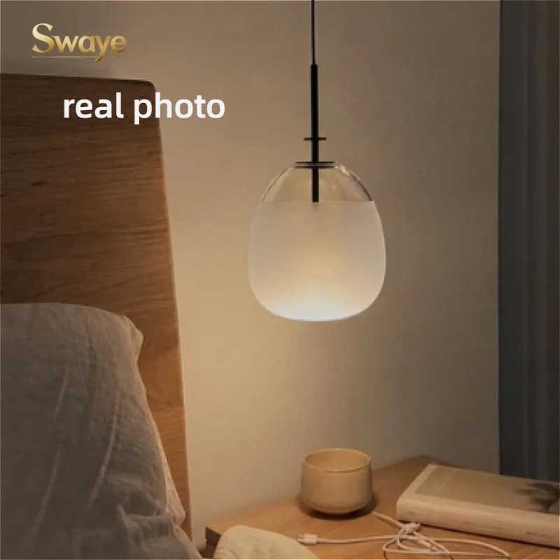 Mid-century Postmodern Restaurant LED Pendant Light Creative Minimal Room Bar Lamps Design Home Decor Indoor Ceiling Chandeliers