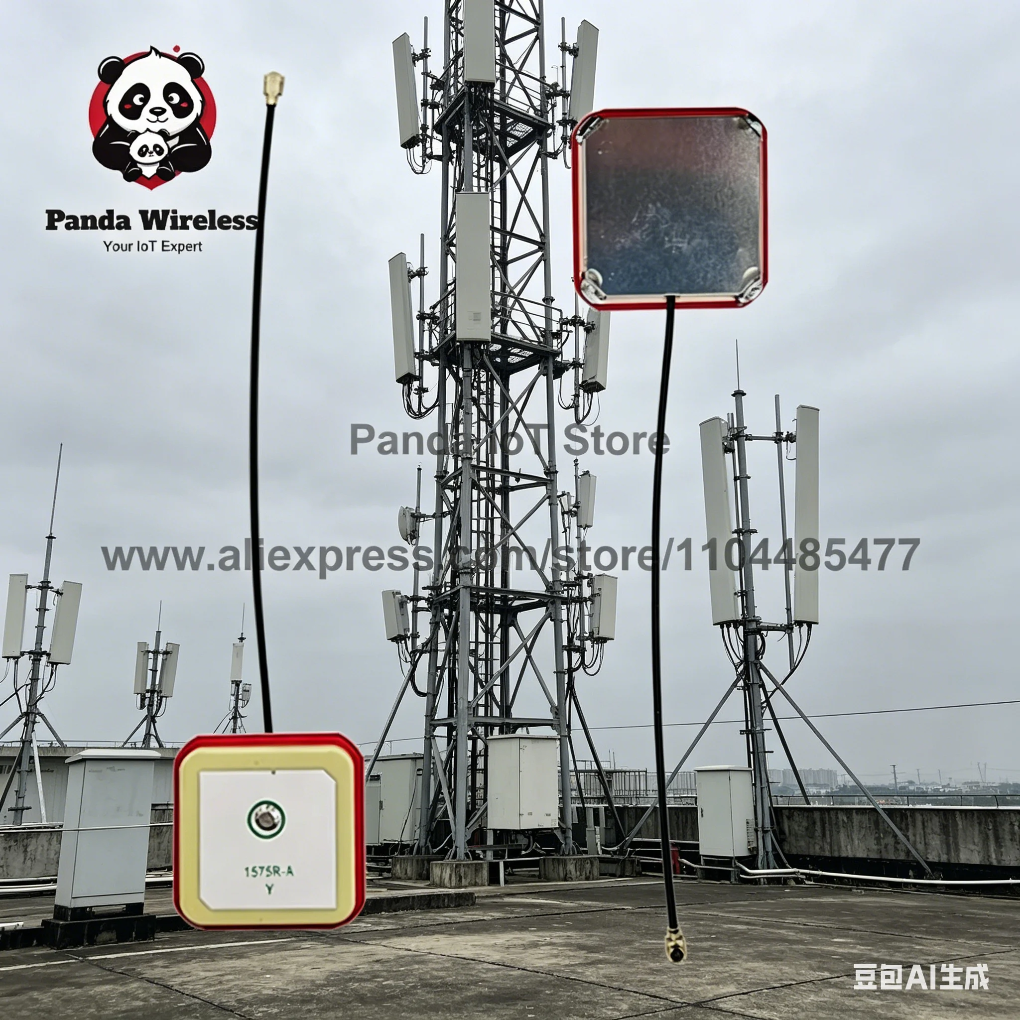 2Pcs In Stock High Precision GPS BD GL Active Passive Antenna U.FL Interface 3-30cm for UAV Orientation 1584R-A 1568R-A 1575R-A