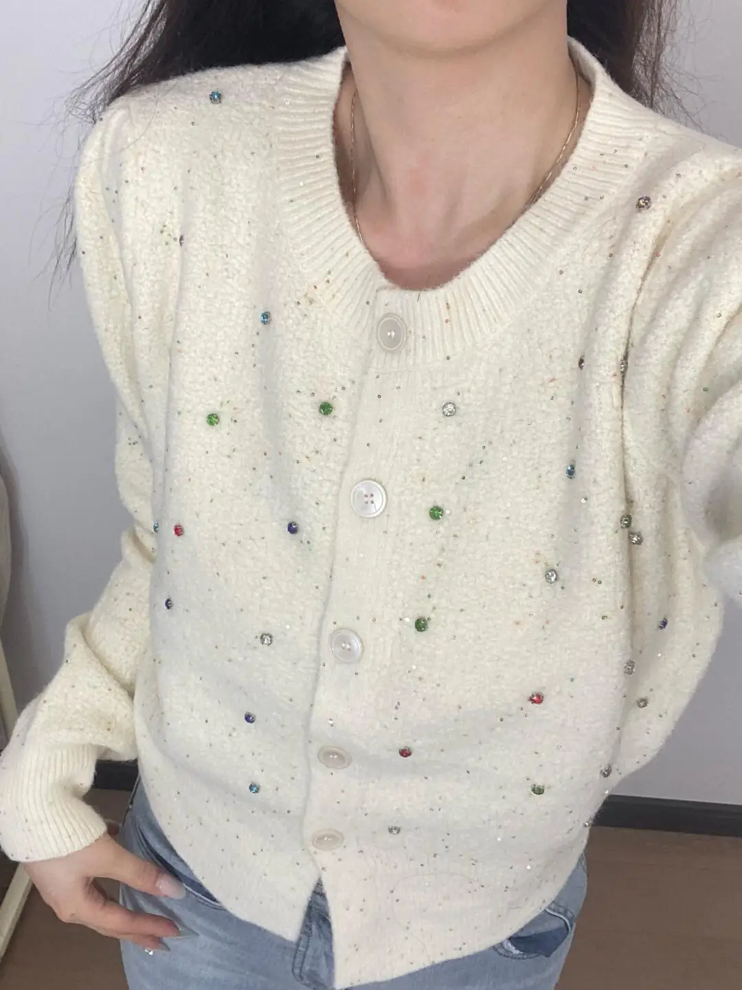 سترة محبوكة بتصميم ماسي ملون على طراز الكلية للنساء لربيع وخريف سترة جديدة غير رسمية متعددة الاستخدامات قصيرة واحدة الصدر